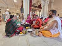 Sharadiya Navaratri Utsava 2025 - Day 9 at Karla (30 Sep 2025) Smt Sanjana Hervatte Bantwal and Shri Soham Honnavar